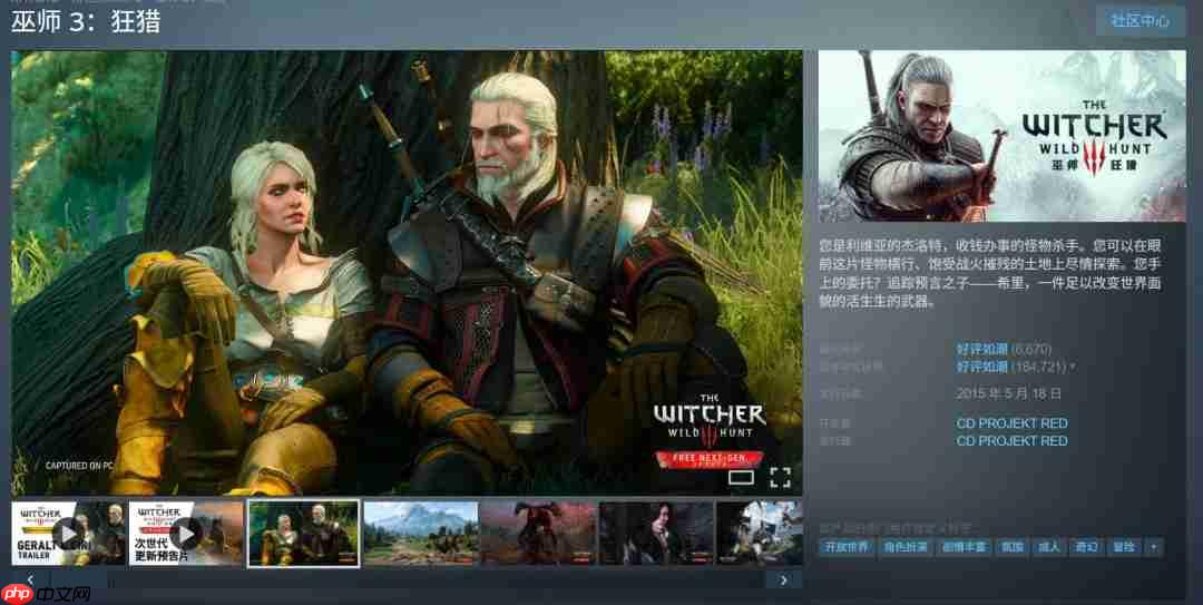 十年老游戏还没完?传《巫师3》神秘资料片获多方消息“证实”