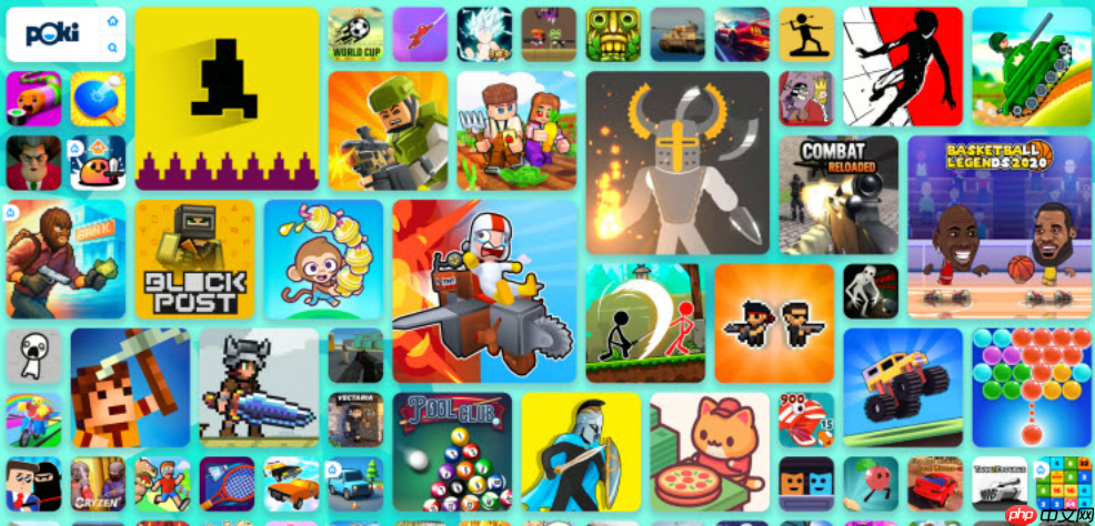 Poki在线游戏合集，免费试玩无门槛，畅玩不停歇