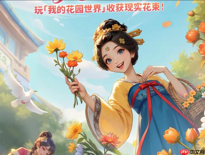 我的花园世界小游戏免费畅玩，抖音网页版免登录体验