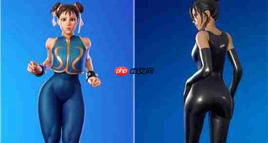 自然vs科技!玩家对比《堡垒之夜》春丽和金·卡戴珊皮肤谁更胜一筹