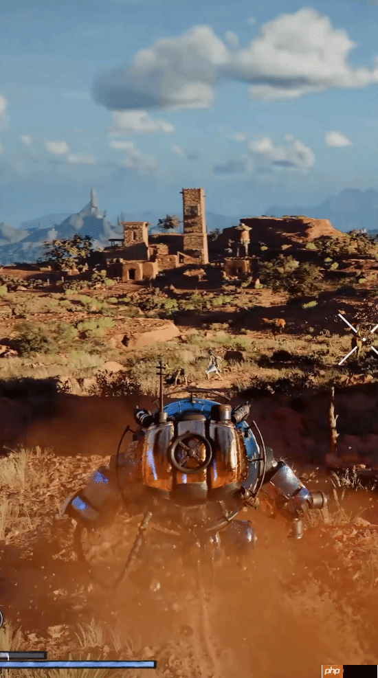 《红色沙漠》开放世界探索太爽!骑鸟乘龙还有机甲