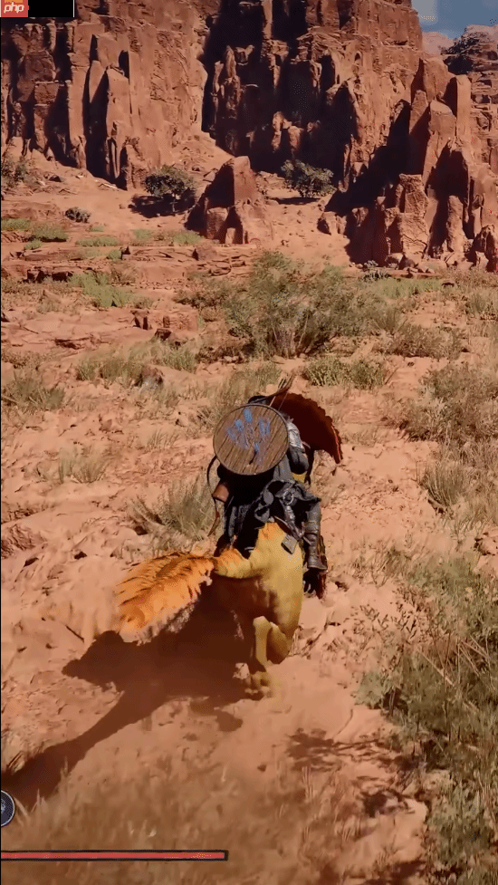 《红色沙漠》开放世界探索太爽!骑鸟乘龙还有机甲