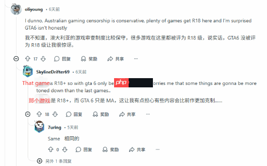 《GTA6》评级疑似曝光?比《那个游戏》要低!