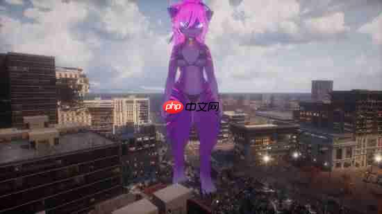 福瑞控在哪?《女巨人游乐场》新截图!紫毛巨人兽耳娘!