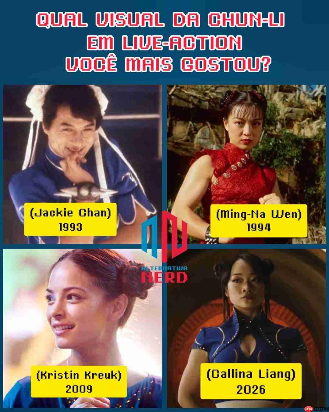 四个春丽,三十年真人改编史:成龙意外成为“天花板”