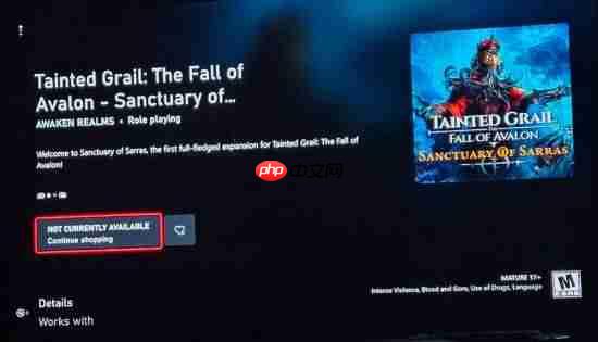 老滚Like特别好评!Xbox商店曝光《污痕圣杯：阿瓦隆的陨落》DLC?
