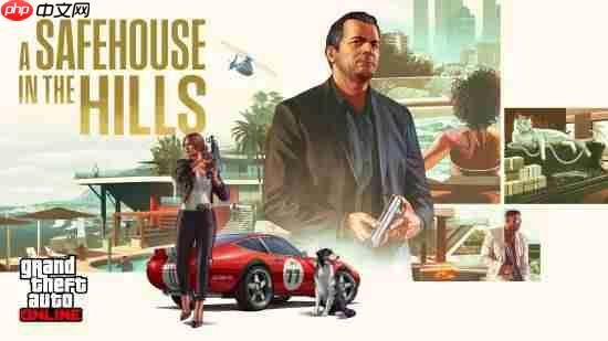 R星GTA+会员大促!《GTA Online》麦克DLC今晚更新:山中大豪宅