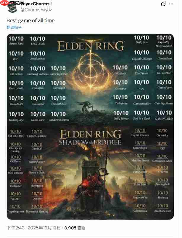 遗憾没有《荒野大镖客2》!过去十年TGA年度游戏盘点