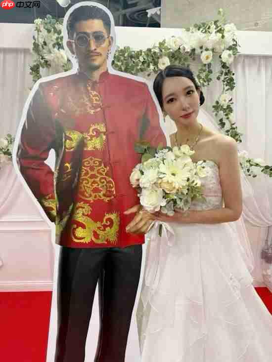 桐生一马“结婚了”?《如龙》女粉晒模拟婚礼照