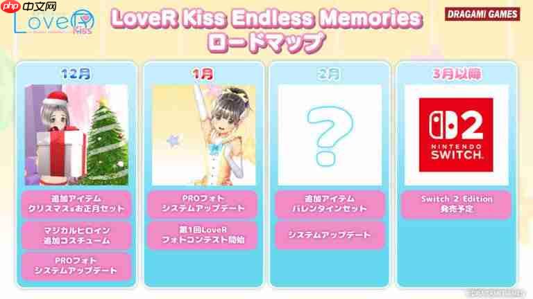 Switch2版确认!恋爱模拟《LoveR Kiss》公布更新计划