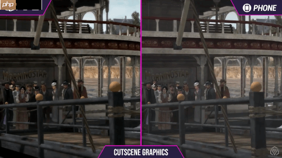 《荒野大镖客》PS3和手机画面对比：你认为谁赢了？