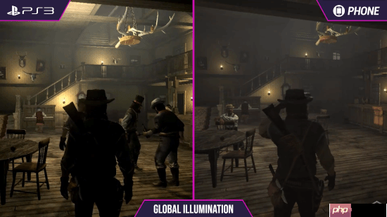 《荒野大镖客》PS3和手机画面对比：你认为谁赢了？