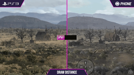 《荒野大镖客》PS3和手机画面对比：你认为谁赢了？