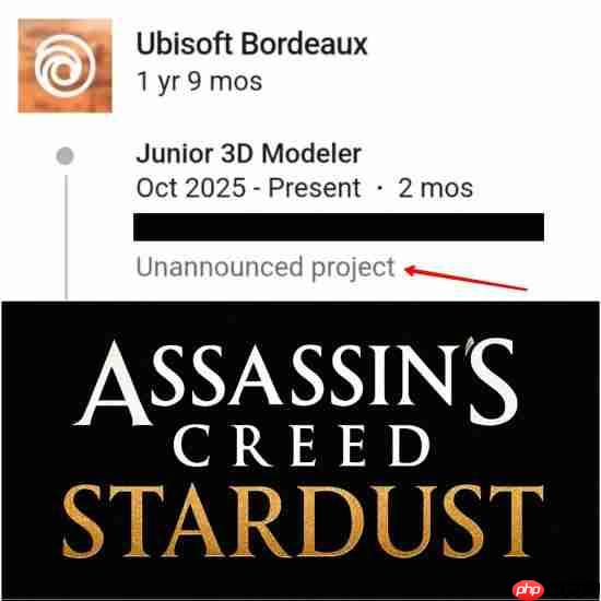育碧未公布新游曝光:可能是《刺客信条1》重制