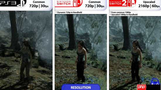 《古墓丽影：决定版》NS&NS2版对比PS3版：画面还不如原版？