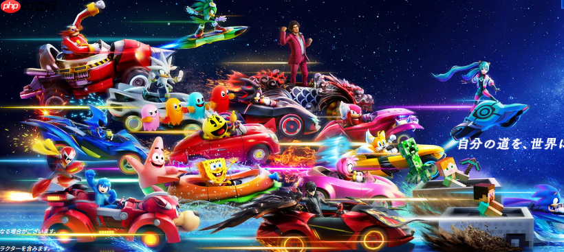 索尼克赛车，交叉世界新DLC海绵宝宝角色参战亮相！