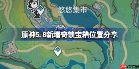 原神5.8版本新增奇馈宝箱位置全解析，详细攻略与分享
