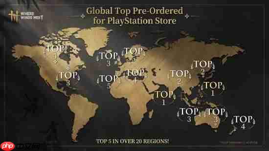 网易开放世界大作《燕云十六声》太火爆!登顶PS5港服预购榜