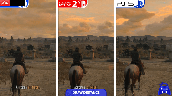 《荒野大镖客》PS4与PS5画面对比：画质略微提升