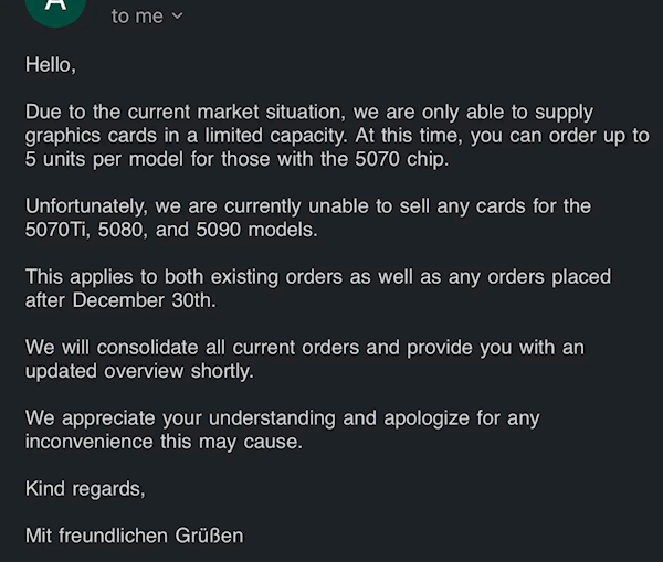 彻底失控!显卡突然涨价3500元 甚至直接取消订单