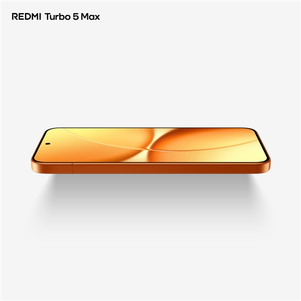 首款天玑9500s旗舰！REDMI Turbo 5 Max阳光橙外观图公布