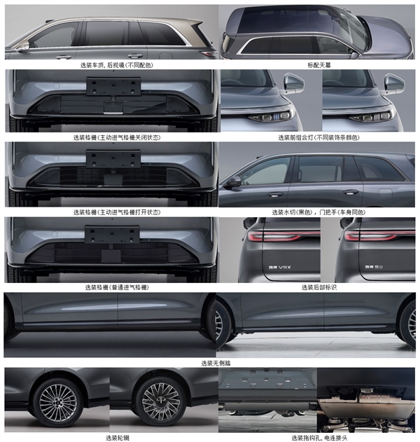 新势力慌不慌 长城魏牌V9X实车亮相:剑指主流大六座SUV